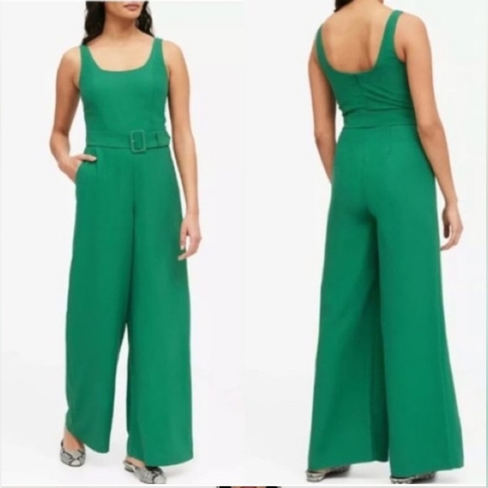 Banana Republic Green Jumpsuit